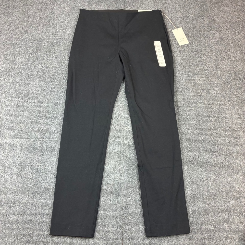 A New Day Black Side-Zip‎ Skinny Ankle Pants Womens 4 Regular NWT Office Wear